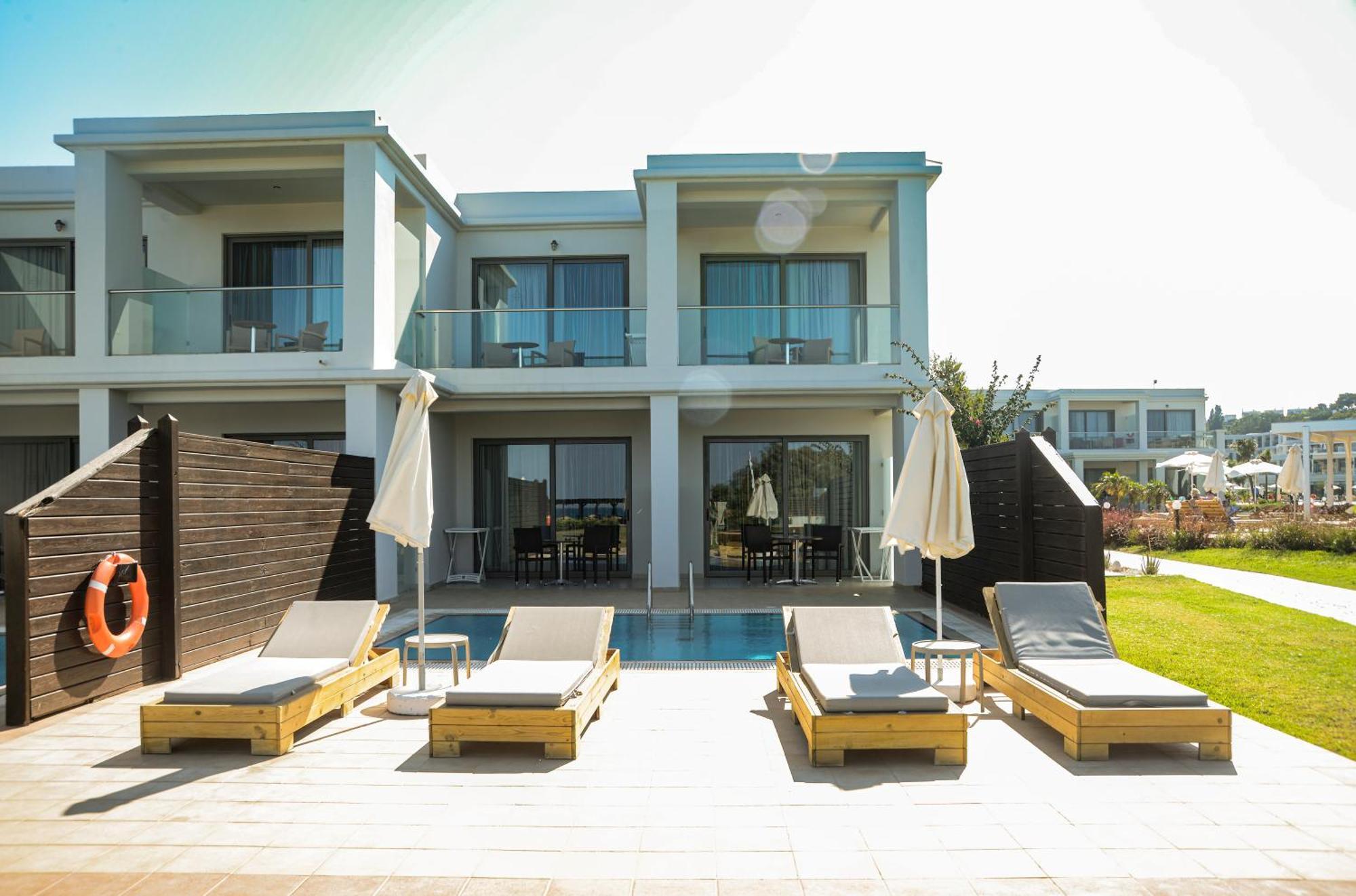 Asterias Beach Resort Afantou Exterior foto